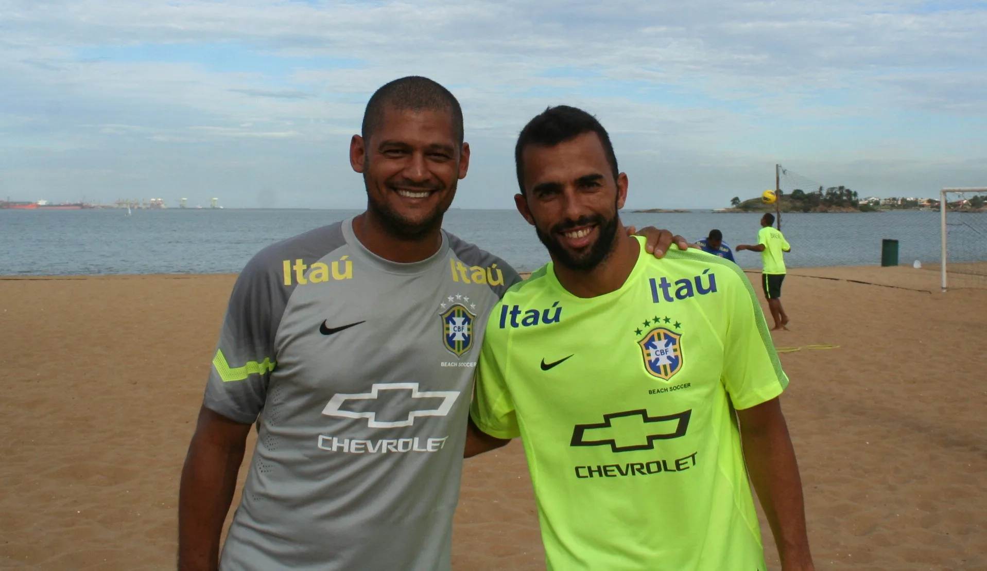 Capixabas Mão e Bruno Xavier são convocados pela seleção brasileira de beach soccer