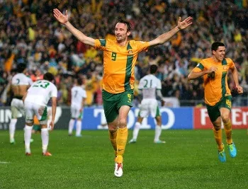 during the FIFA 2014 World Cup Asian Qualifier match between the Australian Socceroos and Iraq at ANZ Stadium on June 18, 2013 in Sydney, Australia. G