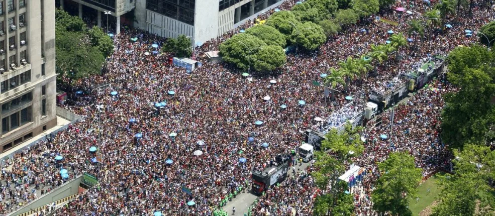 Rio de Janeiro – Desfile do maior e mais tradicional bloco do Carnaval do Rio, o Cordão do Bola Preta (Divulgação/ Hudson Pontes/Riotur)