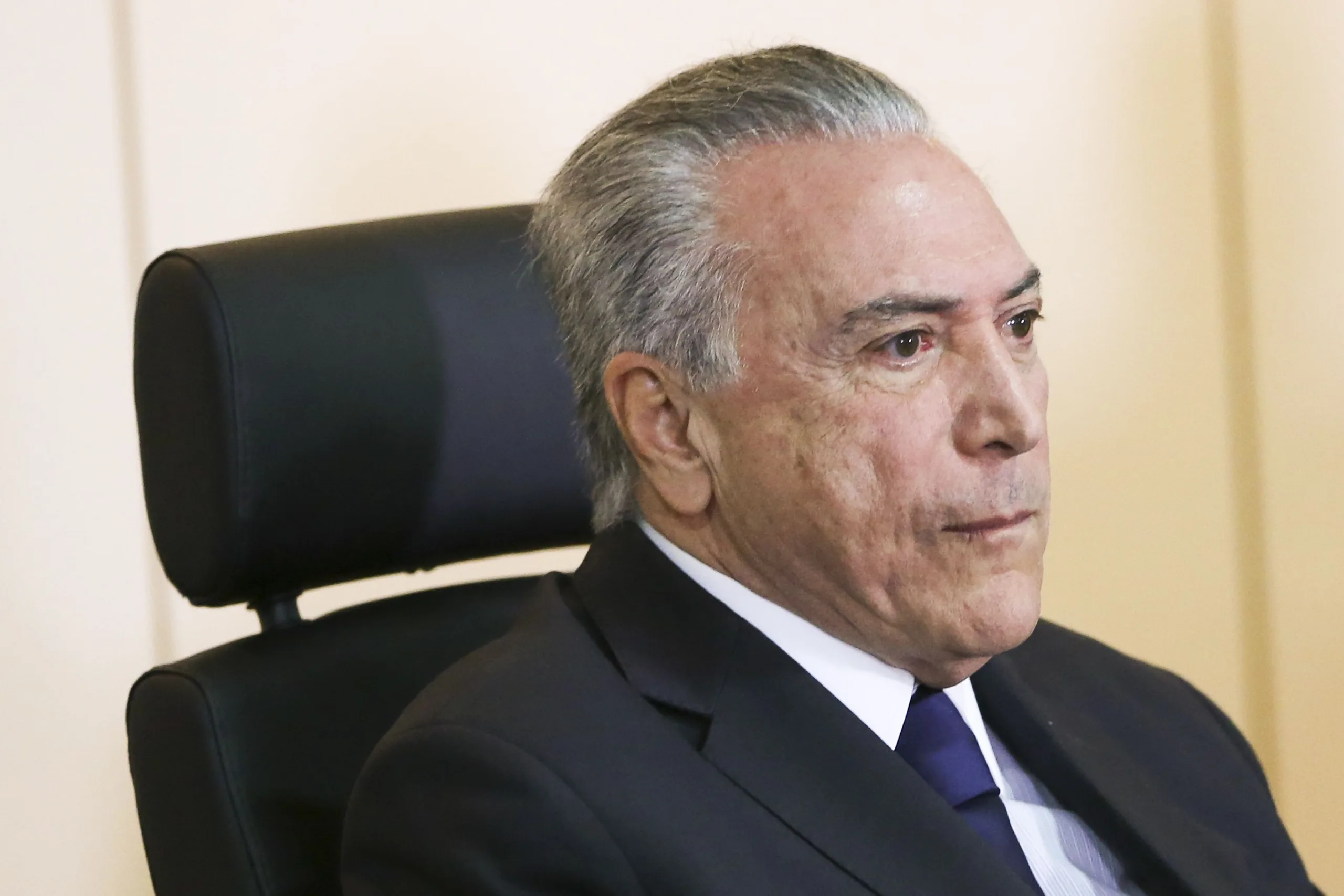 Brasília – O Presidente interino, Michel Temer, participa de reunião com os secretários de Segurança Pública de todos os Estados, no Ministério da Justiça (Marcelo Camargo/Agência Brasil)