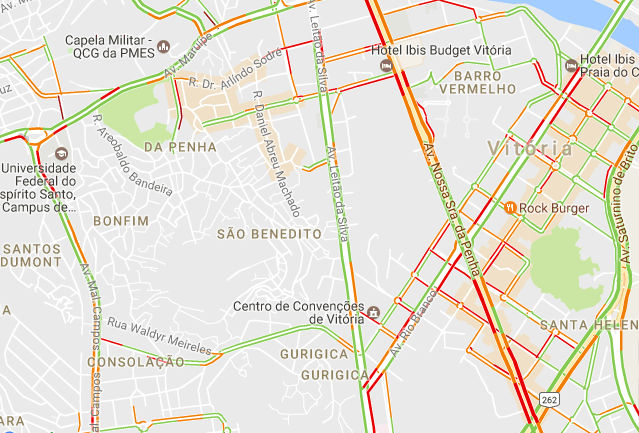 Manifestação de mulheres deixa trânsito lento no Centro de Vitória