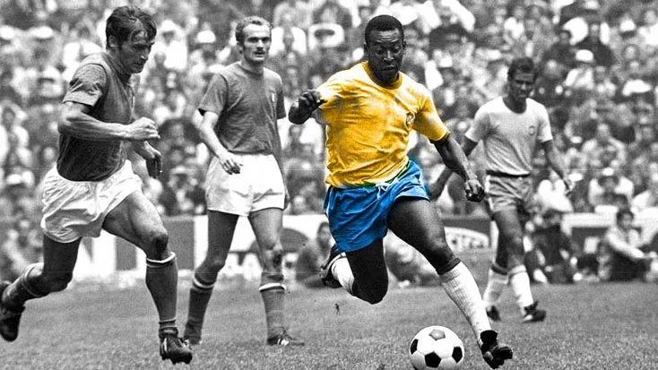 Com 1.281 gols, Pelé é o maior artilheiro da história do futebol