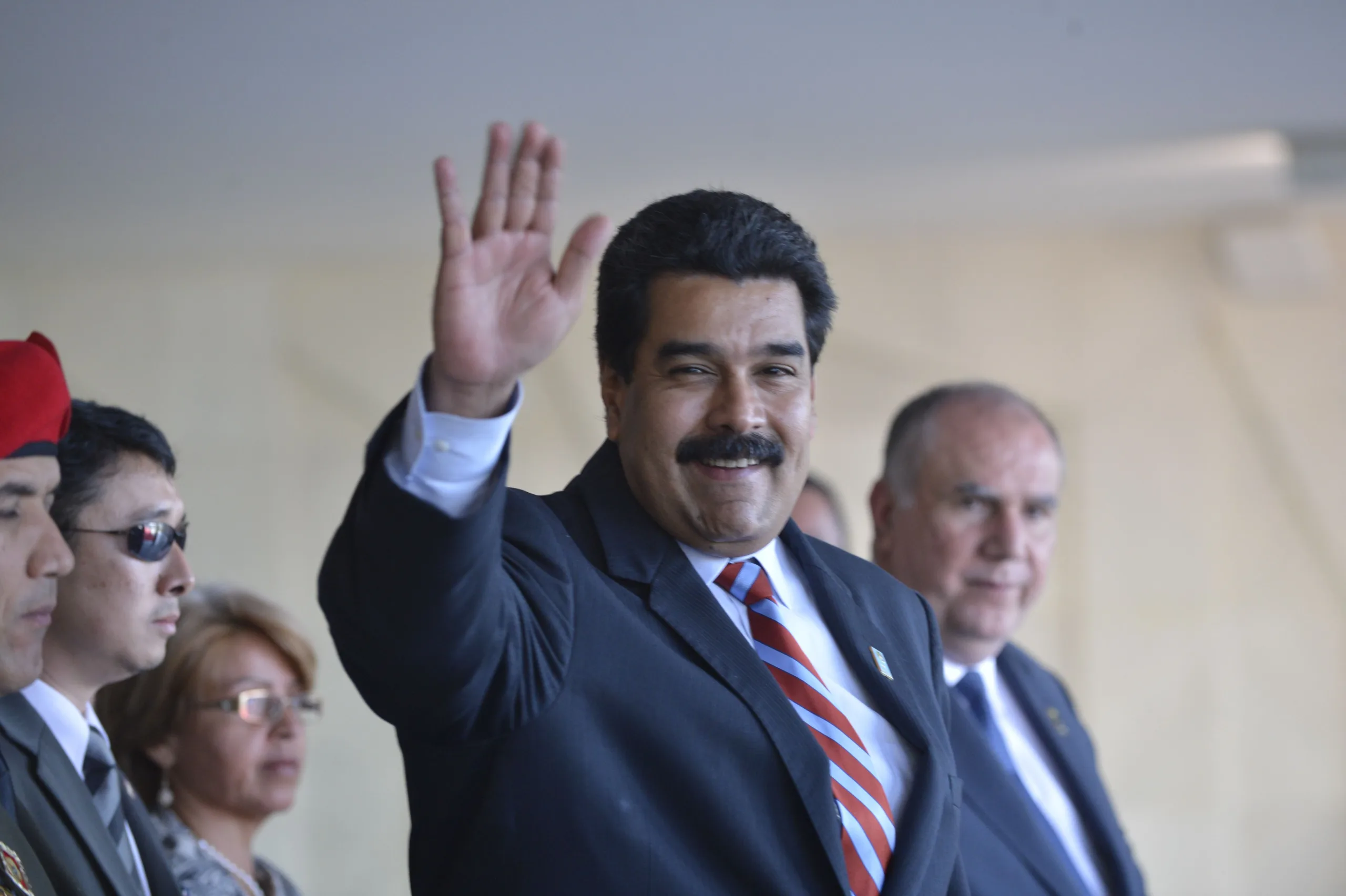 O Presidente da Venezuela, Nicolás Maduro após a segunda sessão de trabalho da reunião do BRICS (José Cruz/Agência Brasil)