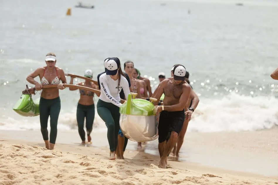 Desafio de canoa havaiana 24 horas acontece pela primeira vez na GV