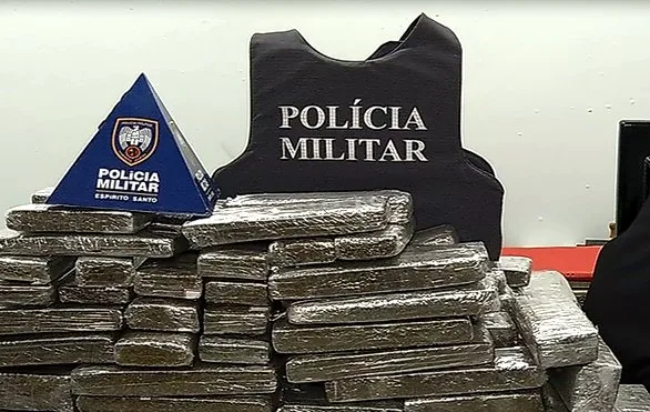 Mais de 100 kg de maconha são apreendidos em Guarapari