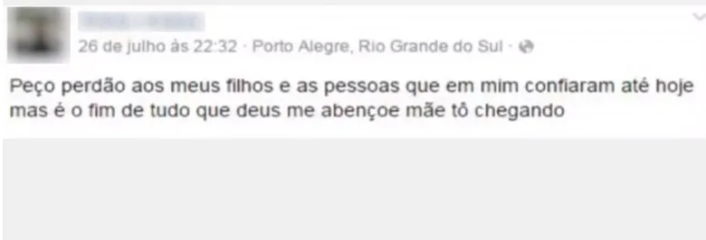 "Que Deus me abençoe": homem deixa recado antes de matar família