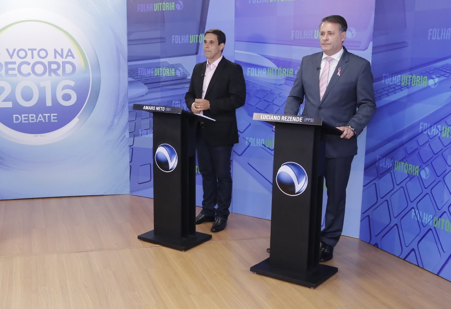 Luciano tenta desconstruir Amaro e deputado parte para o ataque em debate da Rede Vitória