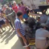 Irmãos são atropelados por caminhão na saída de escola de Linhares