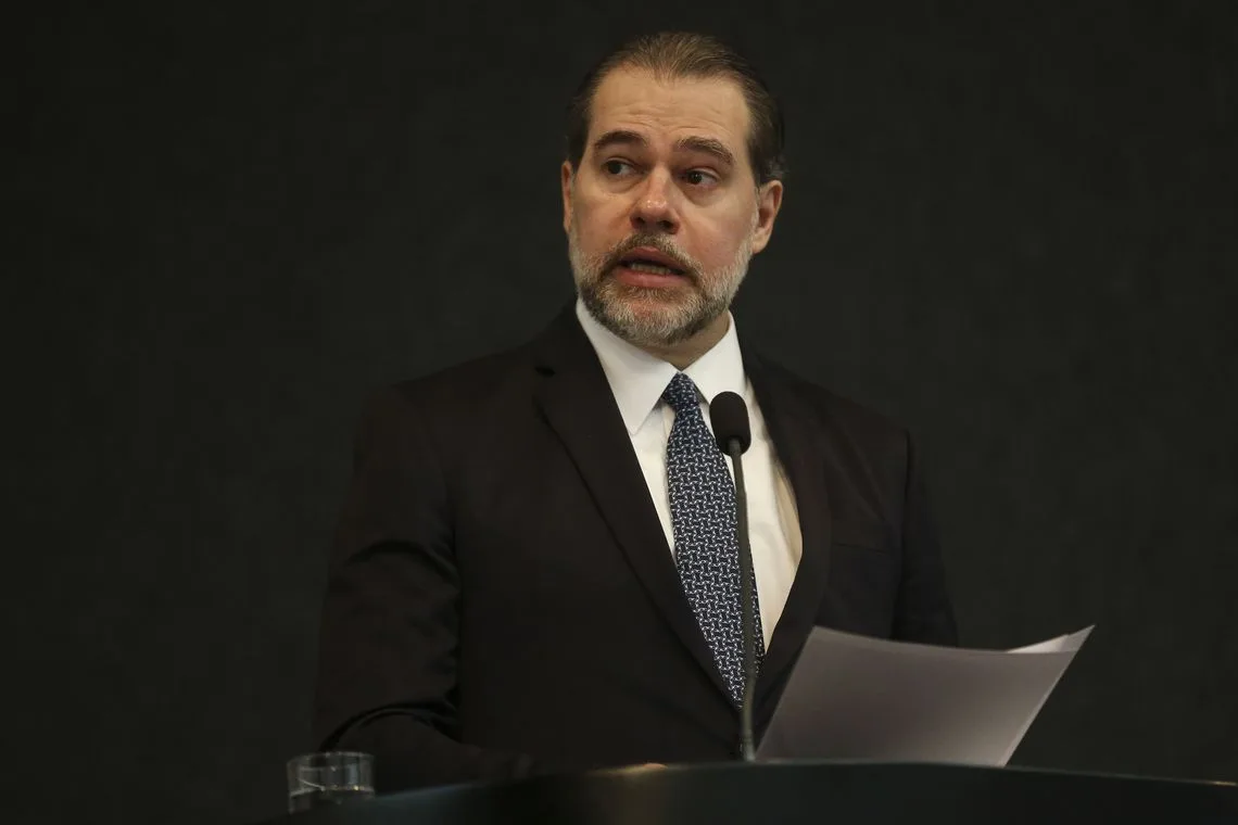 O presidente do Supremo Tribunal Federal (STF) e do Conselho Nacional de Justiça (CNJ), Dias Toffoli participa do VI Seminário de Planejamento Estratégico Sustentável do Poder Judiciário.