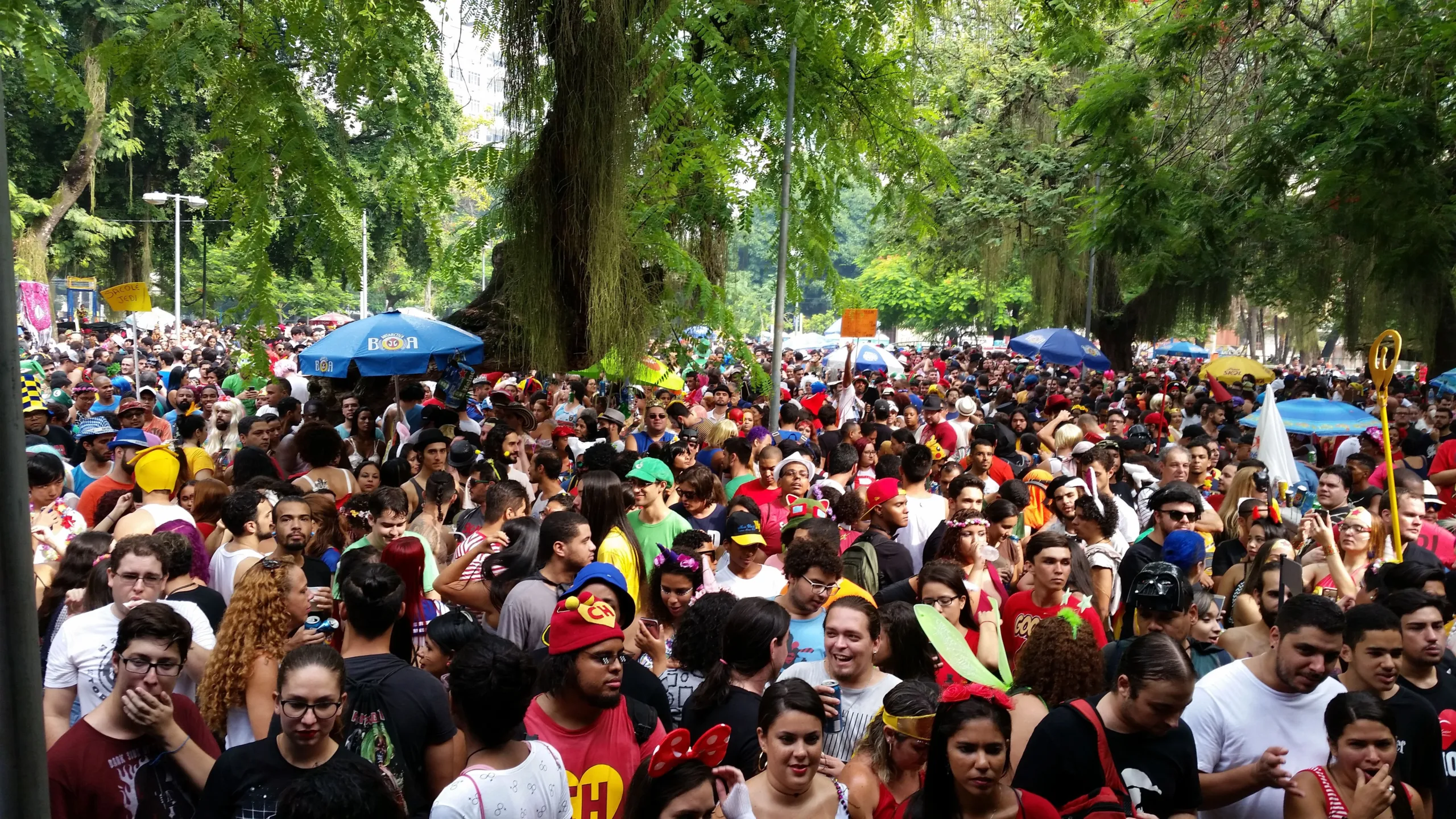 Rio de Janeiro – Bloco Marcha Nerd na Praça Xavier de Brito, Tijuca, zona norte, tira nerds e geeks da frente do computador durante a folia (Akemi Nitahara/Agência Brasil)