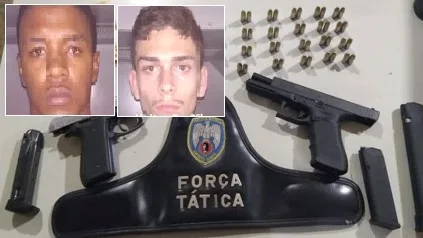 Dupla é flagrada escondida embaixo da cama após fugir de perseguição policial em Vitória