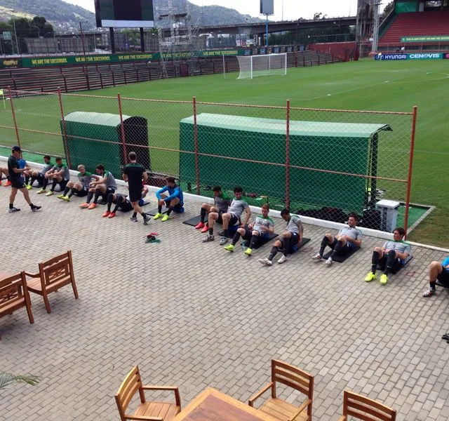 Australianos começam primeiro treino na Arena Unimed Sicoob, em Cariacica