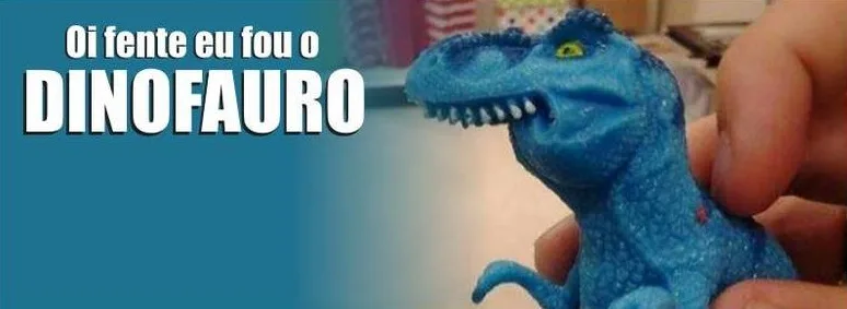 "Suceffo!" Dinossauro é a nova estrela das redes sociais