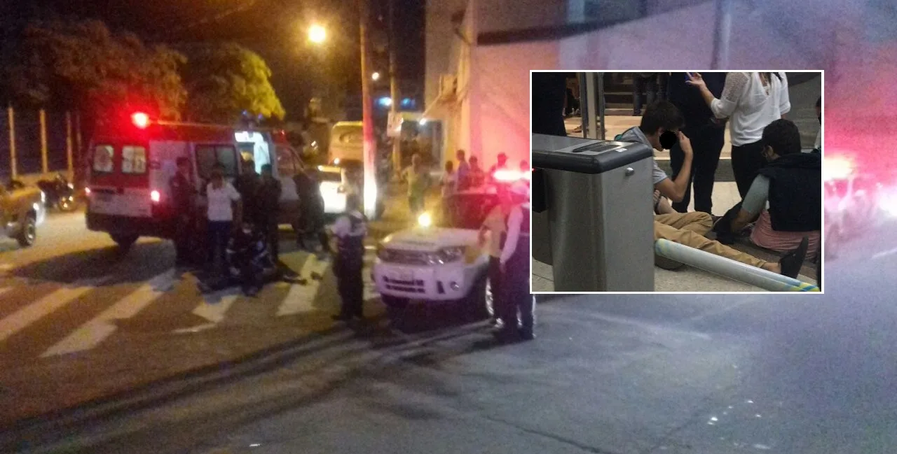 Homem morre e aluno de faculdade é baleado após tentativa de assalto na Avenida Vitória