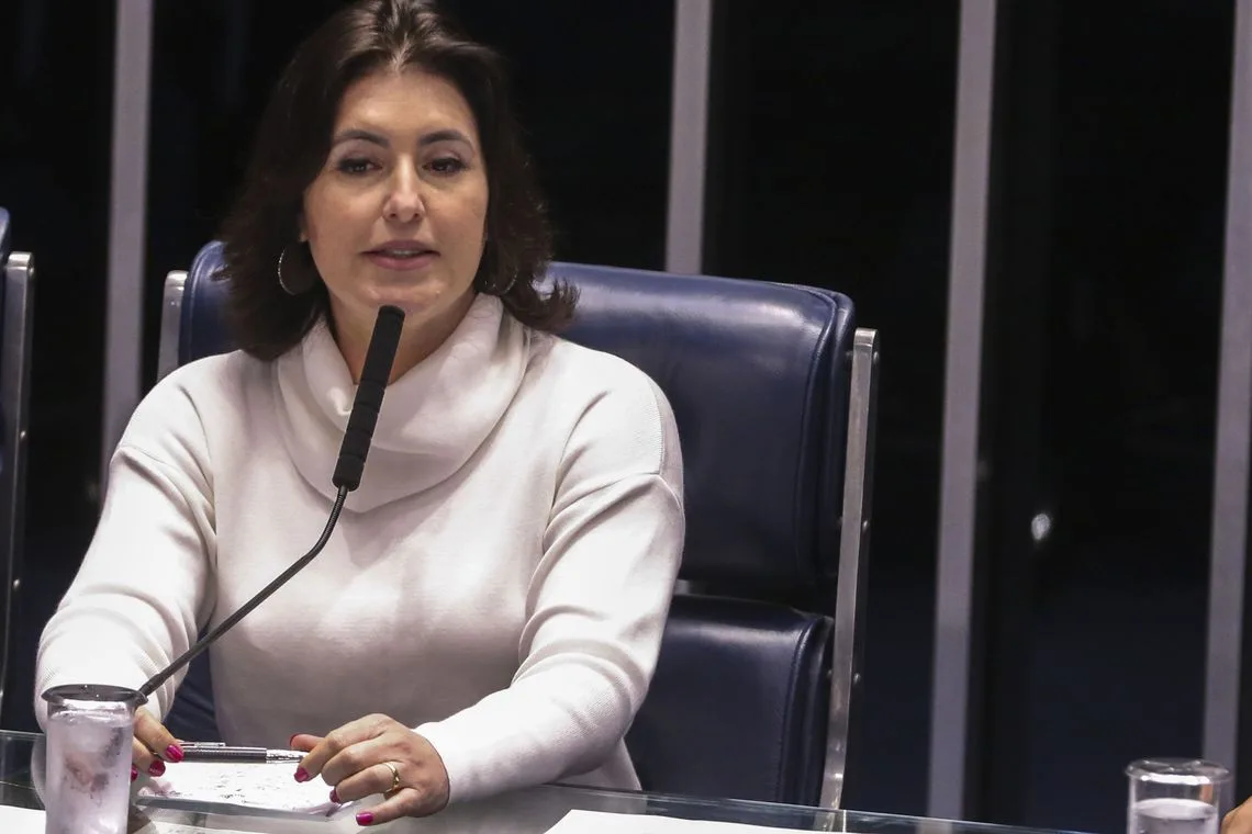 Senadora Simone Tebet, presidente da Comissão de Constituição, Justiça e Cidadania (CCJ)