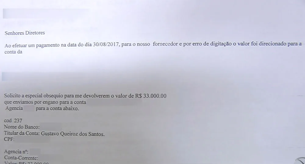 Empresário da Grande Vitória tem prejuízo de mais de R$ 30 mil após cair no 'golpe do depósito falso'