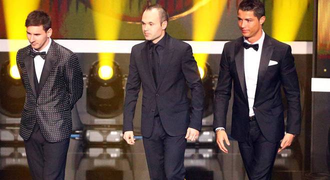 Finalistas do Bola de Ouro 2012 se despedem das Copas do Mundo