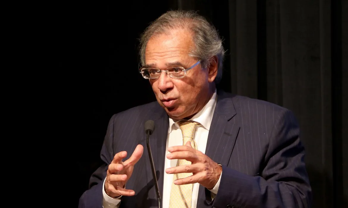 O ministro da Economia, Paulo Guedes, faz palestra de encerramento do Seminário de Abertura do Legislativo de 2020