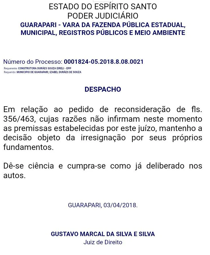 Juiz mantém decisão contra a nova licitação da Escola Costa e Silva em Guarapari