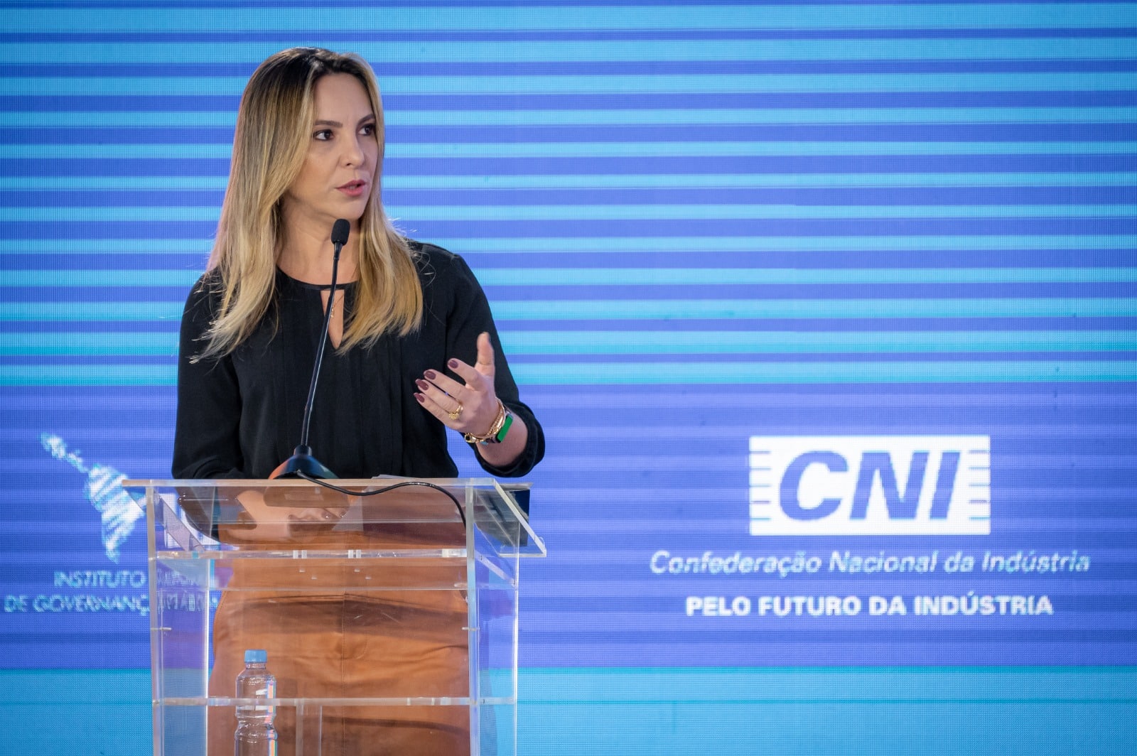 Cris Samorini, presidente da Findes e diretora financeira da CNI / crédito: CNI