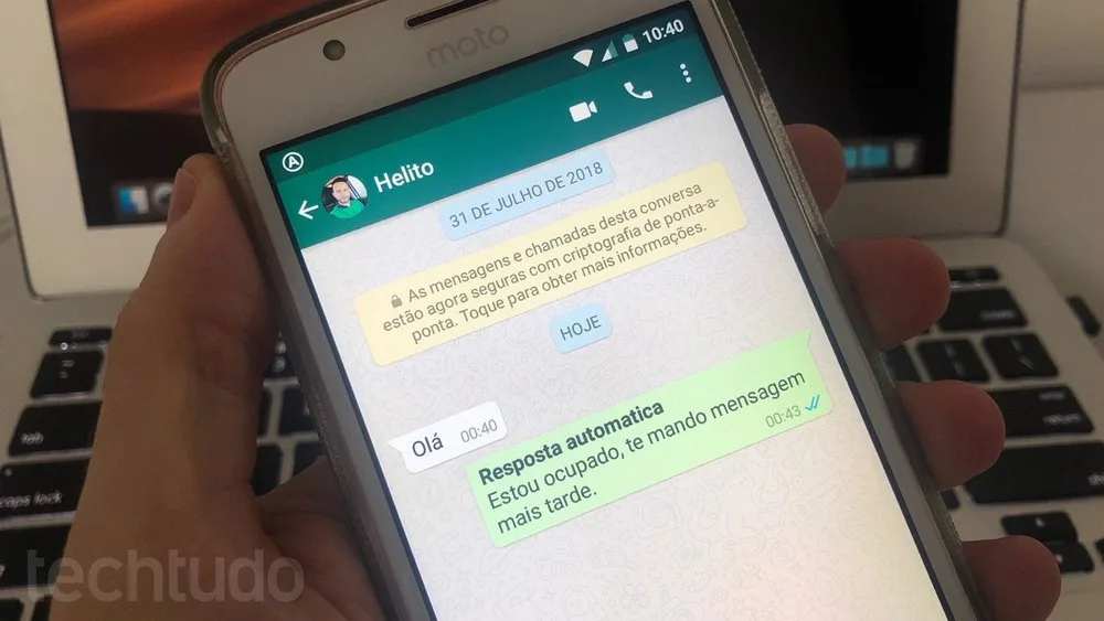 Aprenda a colocar mensagem automática no WhatsApp