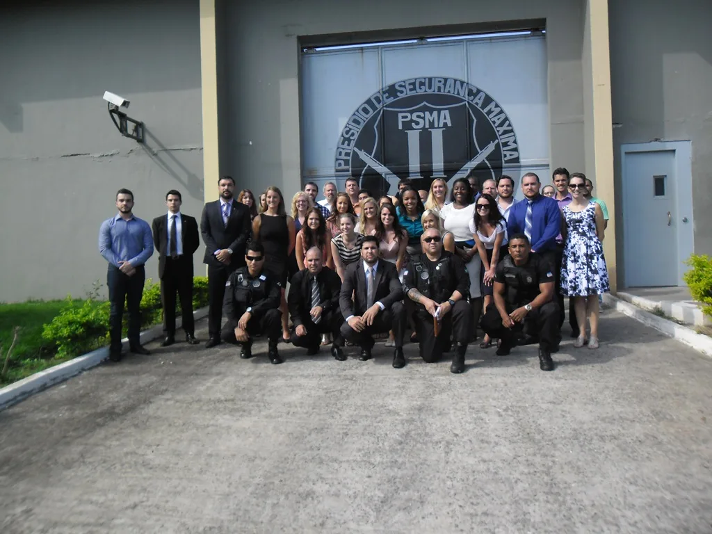 Estudantes norte-americanos visitam unidades penitenciárias do Estado