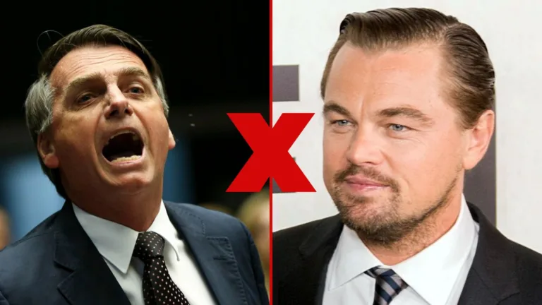 Bolsonaro diz que DiCaprio está 'dando dinheiro para tacar fogo na Amazônia'