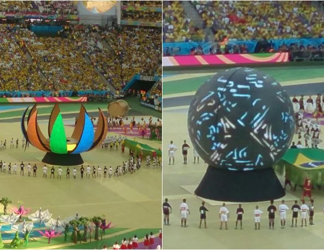 Torcedores capixabas marcam presença na abertura da Copa do Mundo em São Paulo