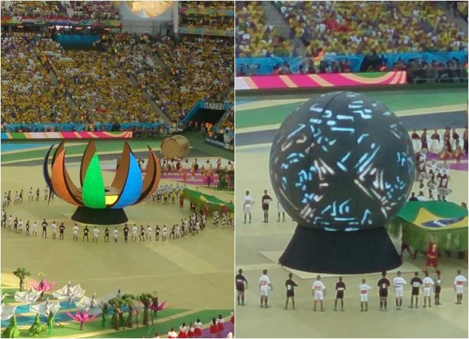 Torcedores capixabas marcam presença na abertura da Copa do Mundo em São Paulo