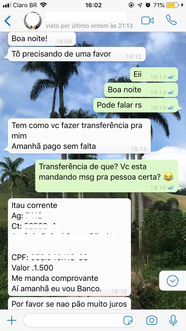 Golpistas clonam whatsapp de cabeleireira e pedem dinheiro para amigos da vítima; saiba como se proteger