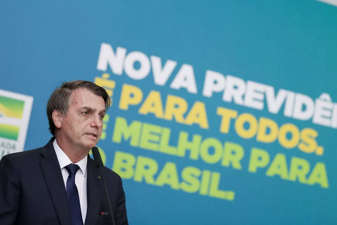 (Brasília – DF, 20/05/2019) Palavras do Presidente da República, Jair Bolsonaro. Foto: Marcos Corrêa/PR