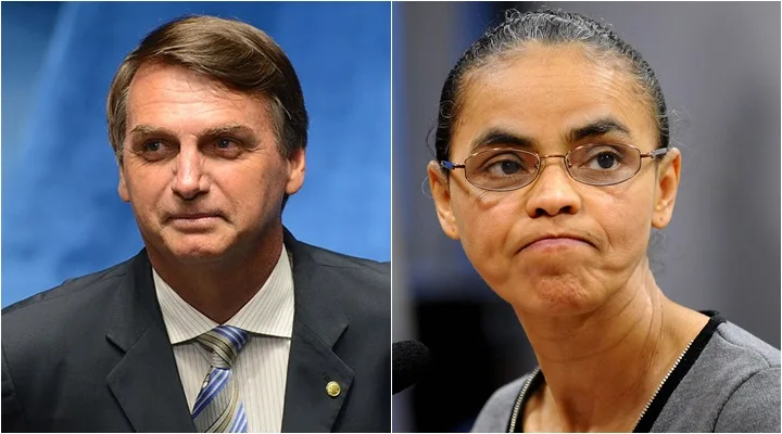 Com Lula fora, Bolsonaro e Marina estão empatados tecnicamente, diz CNI/Ibope