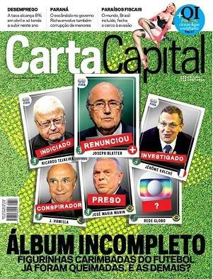 Carta Capital sugere participação da Globo no escândalo da Fifa