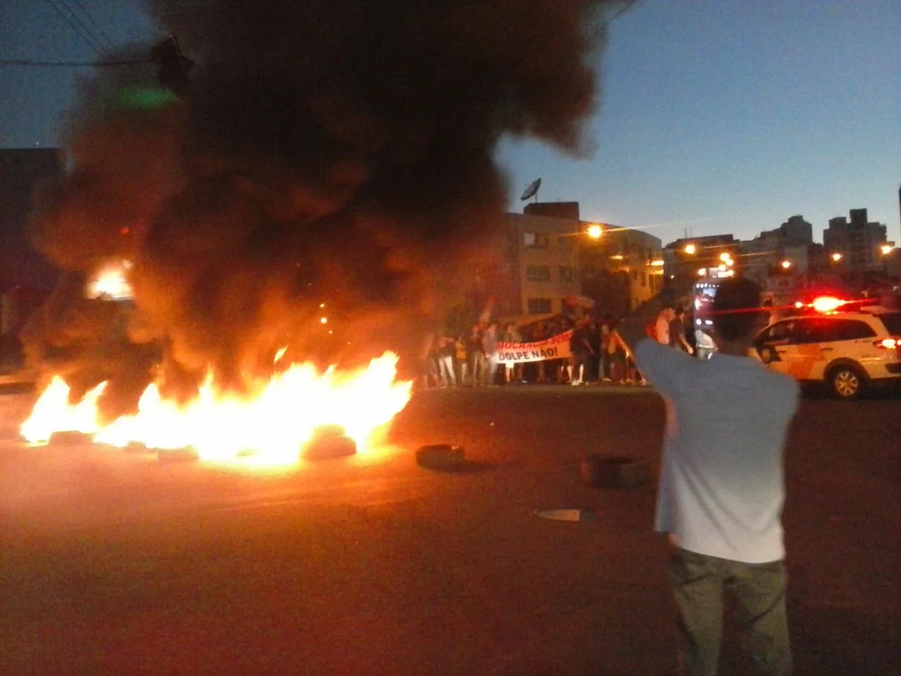 Galeria de fotos: confira as imagens dos pontos bloqueados por manifestantes na Grande Vitória