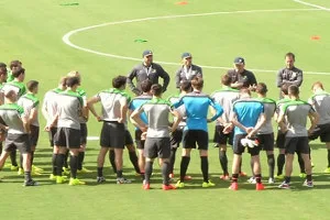 Austrália realiza último treino no Estado antes de pegar a Holanda