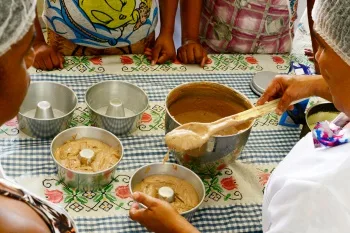 Oficina Motivacional de pães e bolo CRAS Consolação