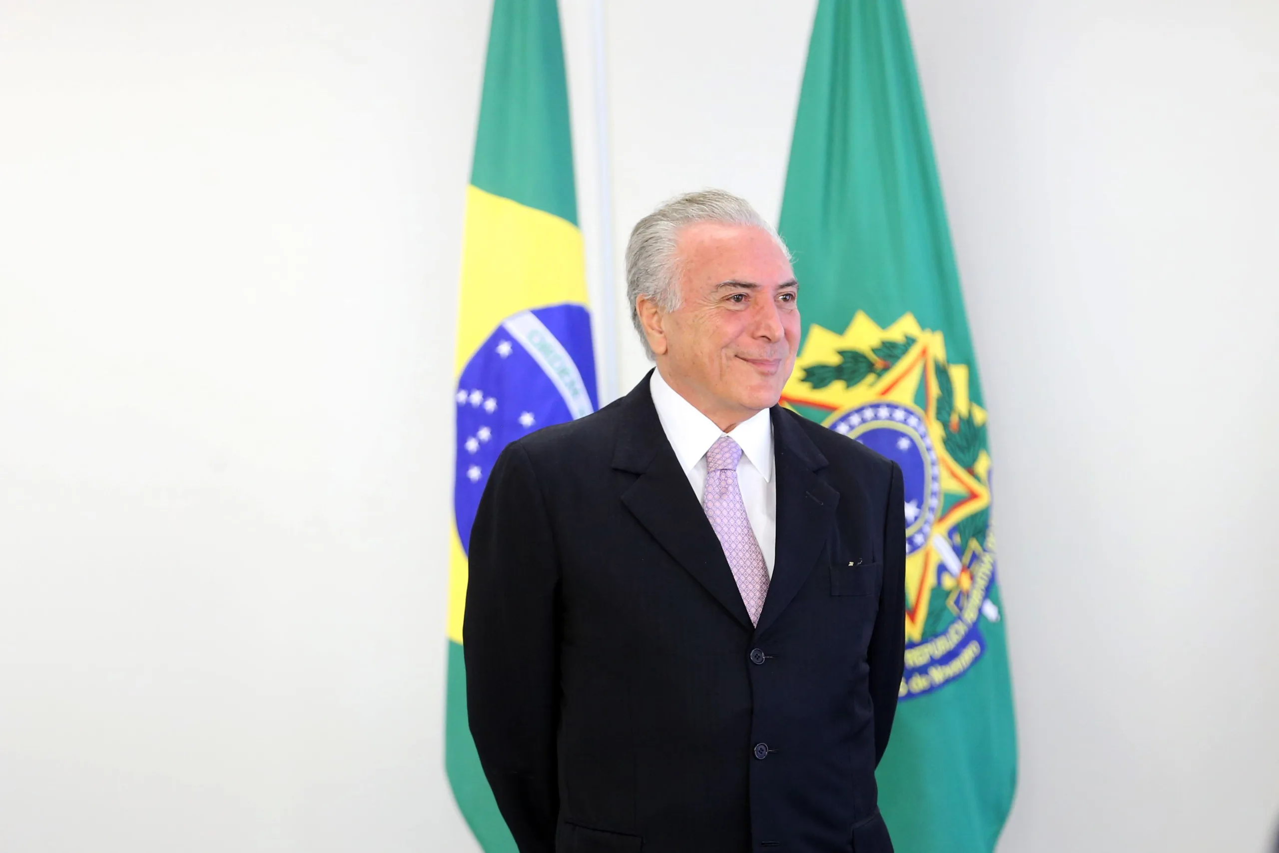 Brasília – Presidente Michel Temer durante cerimônia de assinatura do novo decreto de regularização portuária no Brasil, no Palácio do Planalto (Antonio Cruz/Agência Brasil)