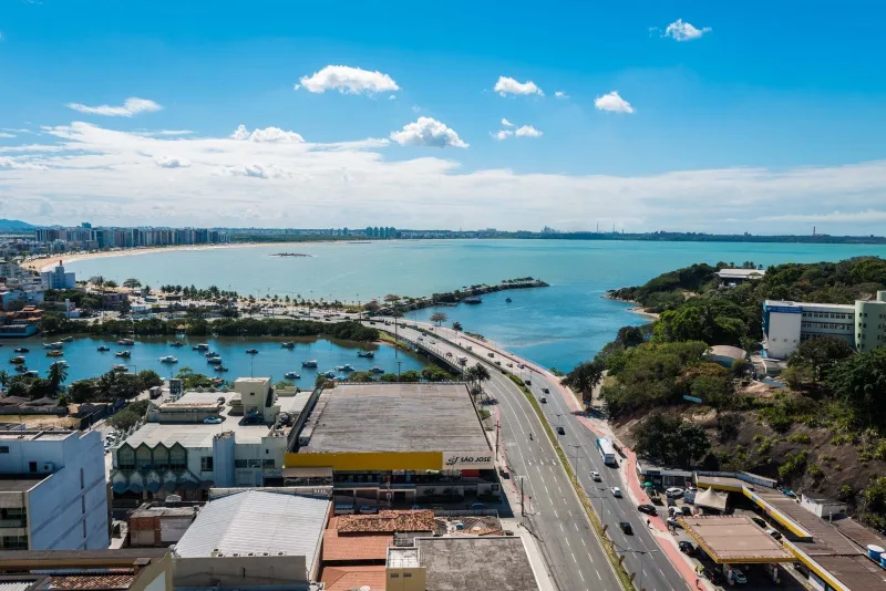 Ponte de Camburi – Acesso à ponte – Praia de Camburi (Vista do Hotel Confort