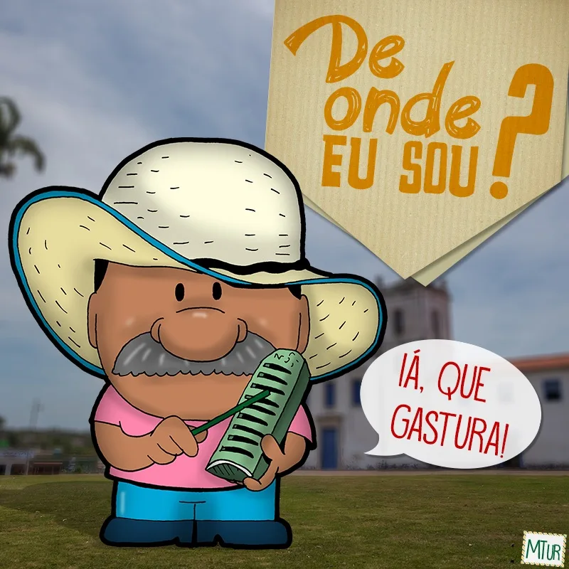 Iá! Mascote capixaba "poca" nas redes sociais em campanha nacional de turismo