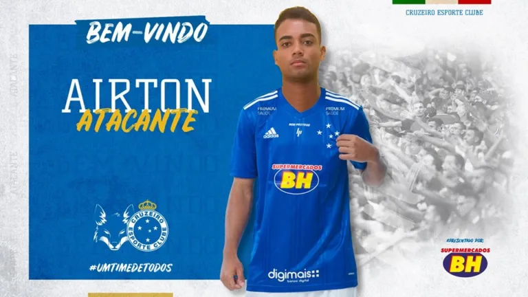 Atacante revelado pelo Palmeiras acerta contrato com o Cruzeiro até 2023