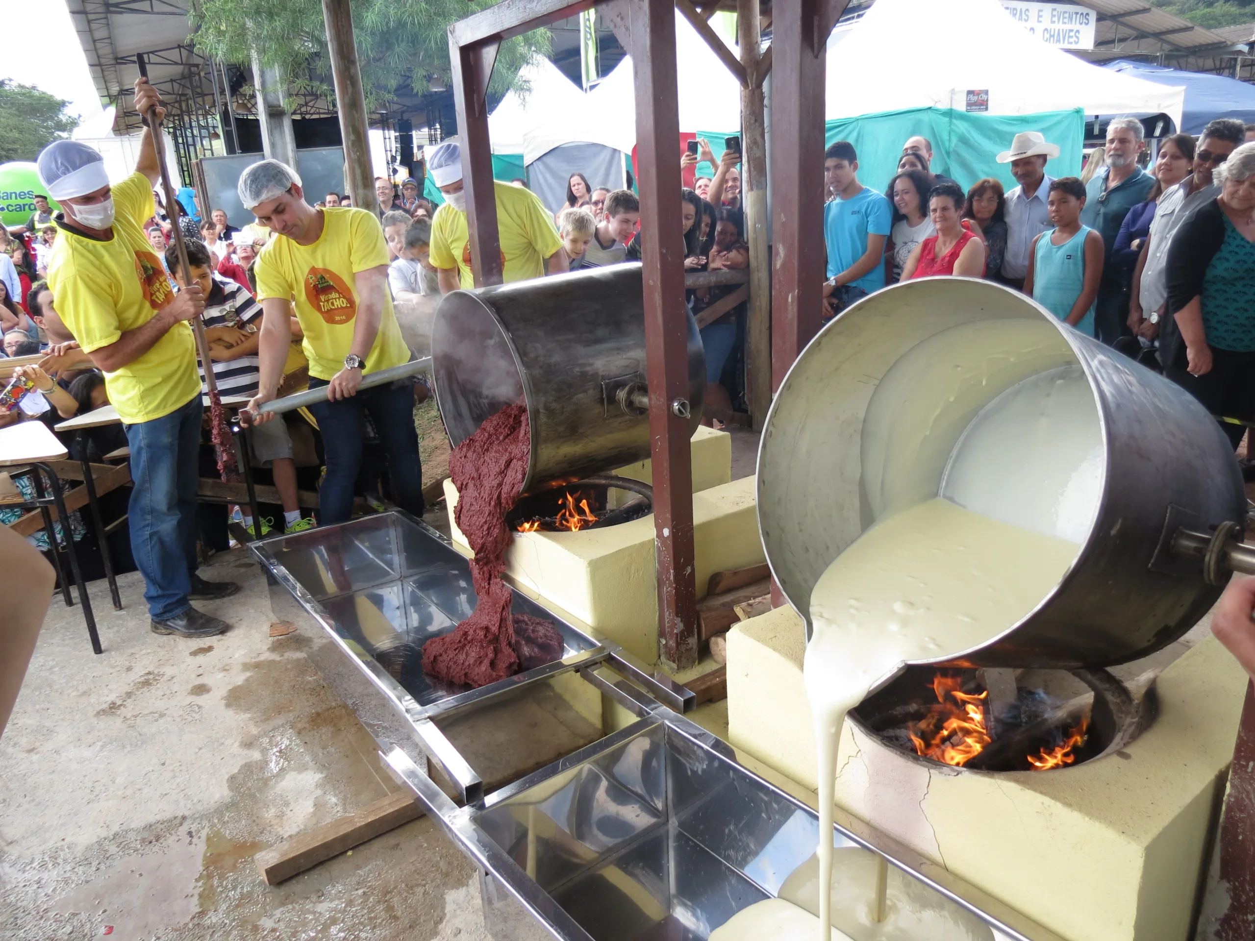 ‘Virada dos Tachos’ e visitantes consomem 300 kg de doce de banana e requeijão em Alfredo Chaves