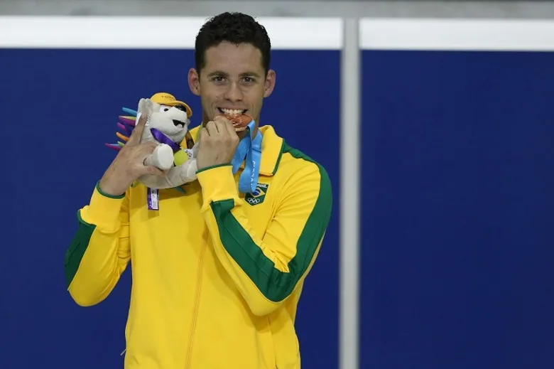 Thiago Pereira. Jogos Pan-americanos, Natacao no Aquatics Centre. 15 de julho de 2015, Toronto, Canada. Foto: Satiro Sodre/SSPress