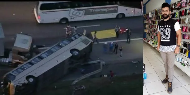 Capixaba morre após capotamento de ônibus em São Paulo