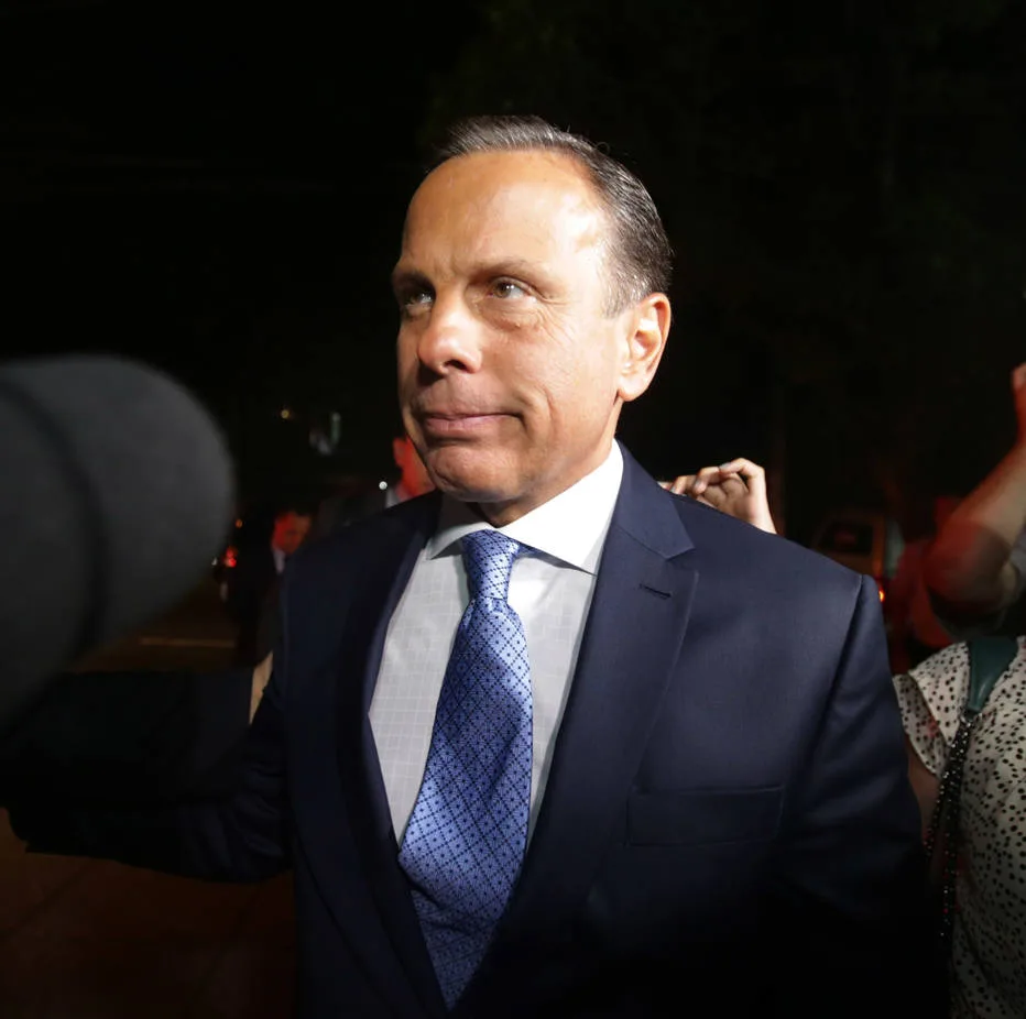 SÃO PAULO 11/02/2019 – NACIONAL – RICARDO BOECHAT – Velório do jornalista Ricardo Boechat no MIS – Museu da Imagem e Som – Na foto governador João Doria – – Foto: NILTON FUKUDA/ESTADÃO