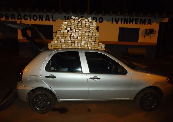 Capixabas são presos com quase 100 kg de maconha em Mato Grosso do Sul