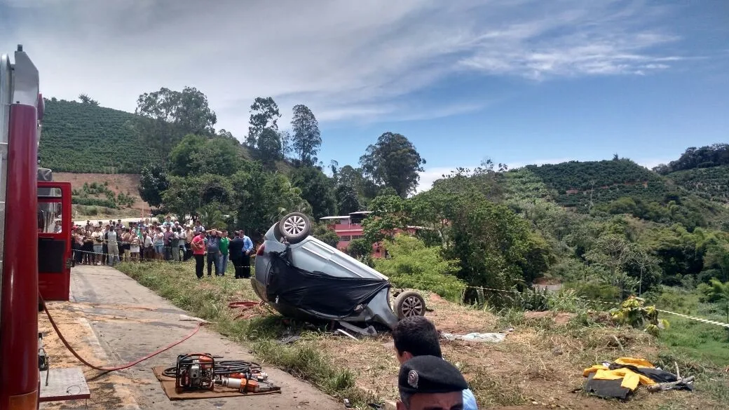 Quatro pessoas da mesma família morreram no acidente na BR-262 em Ibatiba