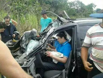 Após grave acidente, Glauber Coelho é operado e vai para UTI