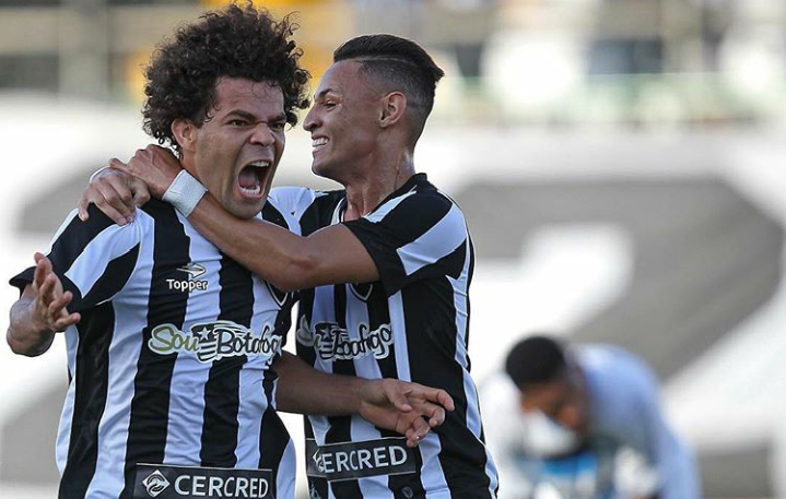 Com golaço de bicicleta, Botafogo vence Grêmio e se distancia da zona da degola