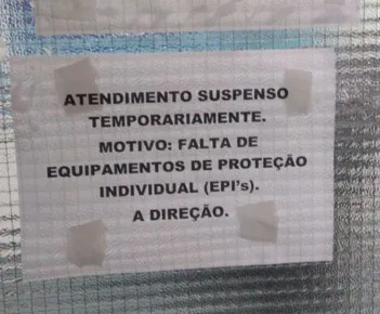 Falta de equipamentos de proteção faz hospital em Vila Velha suspender atendimento