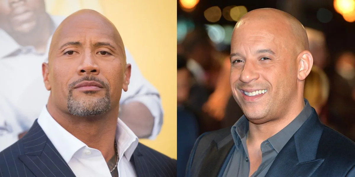 Vin Diesel e The Rock continuam brigados e são separados em eventos de Velozes e Furiosos 8